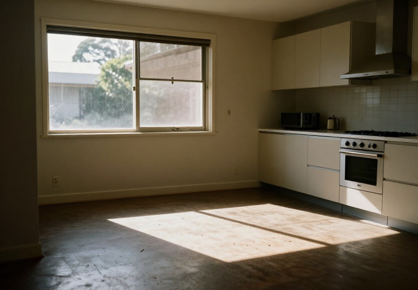 Clean kitchen floor in Cambridge Gardens after ant control treatment